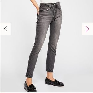 Levis 501 highrise button skinny 30x30